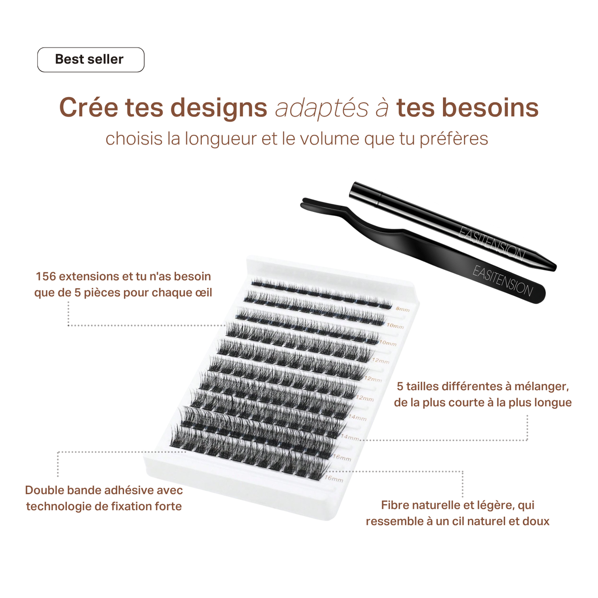 Cils autocollants