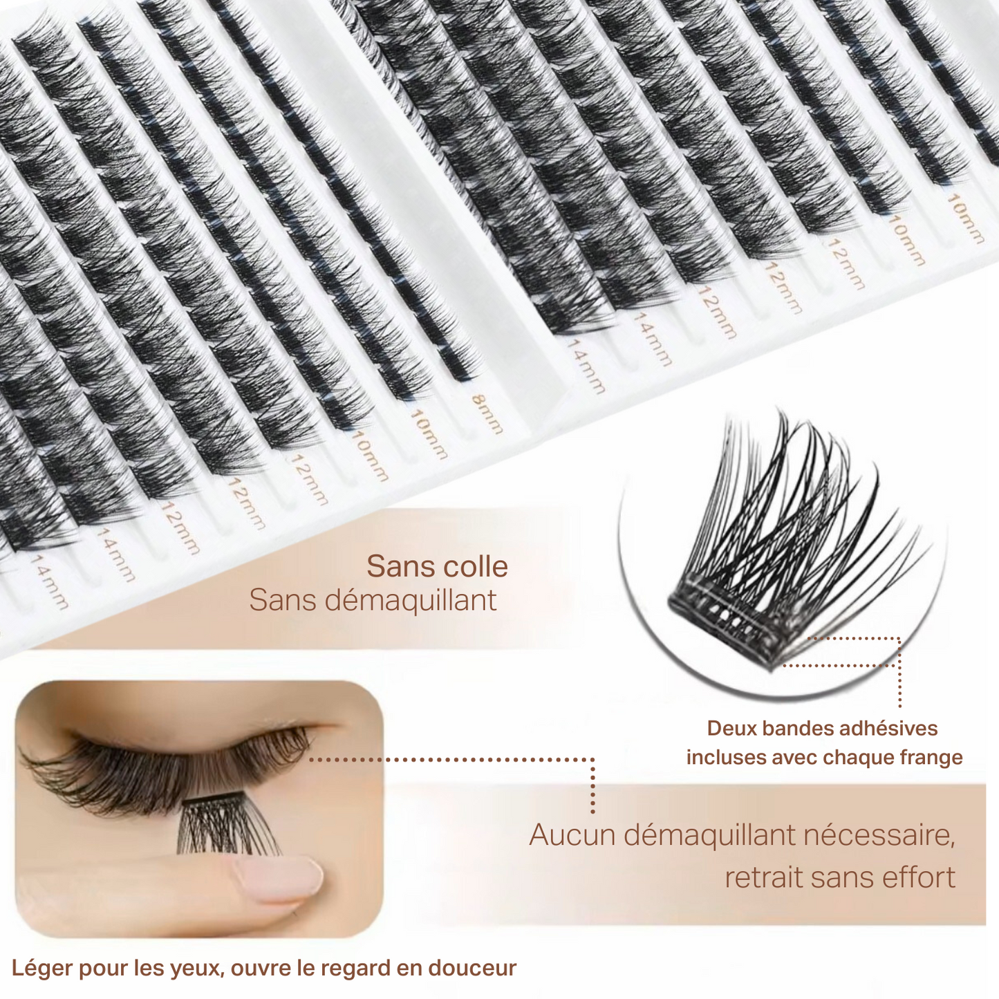 Cils autocollants