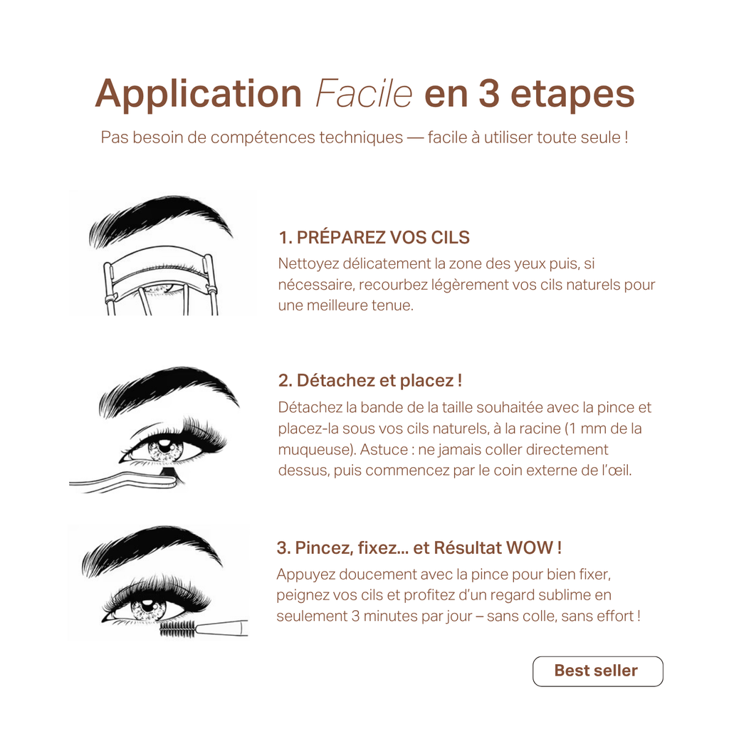 Cils autocollants